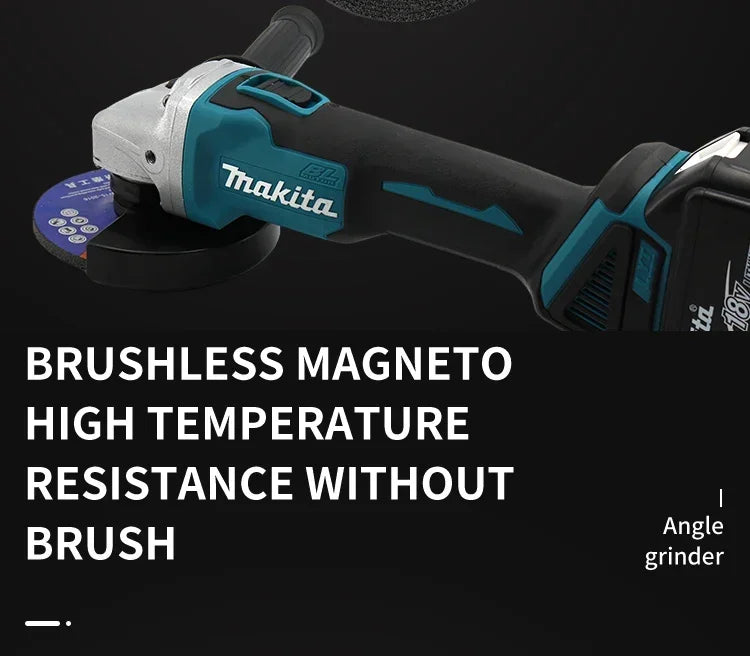 Makita DGA404 125mm Brushless Cordless Angle Grinder Rechargeable Lithium Electric (Tool Only)