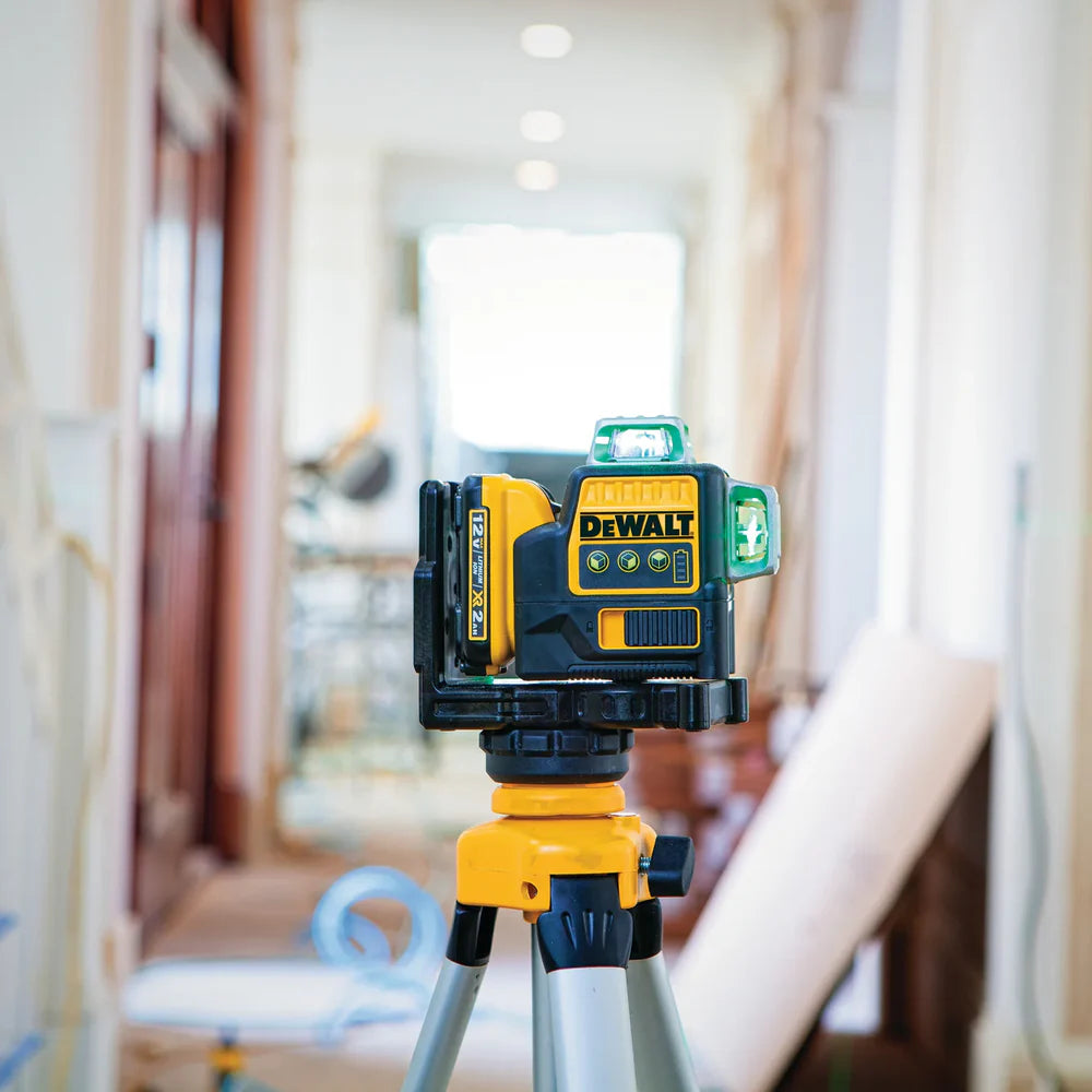 DeWalt DW089LG 12 - Line 3 - Side 360° All - Around Green - Light Laser Level