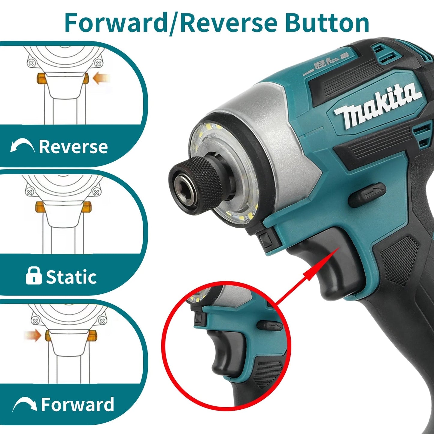 Makita DTD173 18V Cordless Brushless Impact Driver (Body Only)