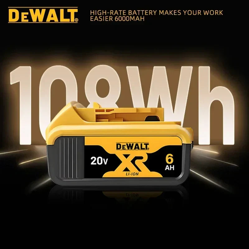 Original DEWALT battery 20V 2AH/5AH/6Ah & 60V-9AH rechargeable lithium-ion battery,DCB205 DCB201 DCB203 Power Tool battery. DEWALT 20V battery