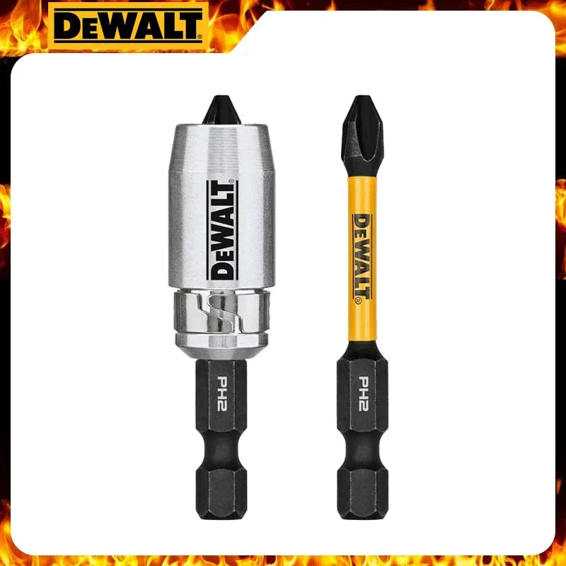 DEWALT DWAF2PH2IR2S PH2 FLEXTORQ 1/4x2-1/4in Impact Driver Drill Bit HSS Magnetic Sleeve Carpentry Power Tool Accessories