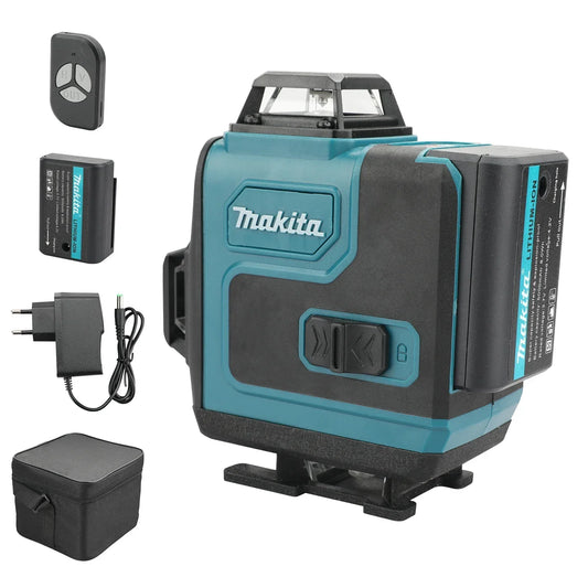 Makita 3D/4D Laser Level 16 Lines Horizontal And Vertical With Remote Control 16 Lines 360°Self-leveling Laser Levels makita tools