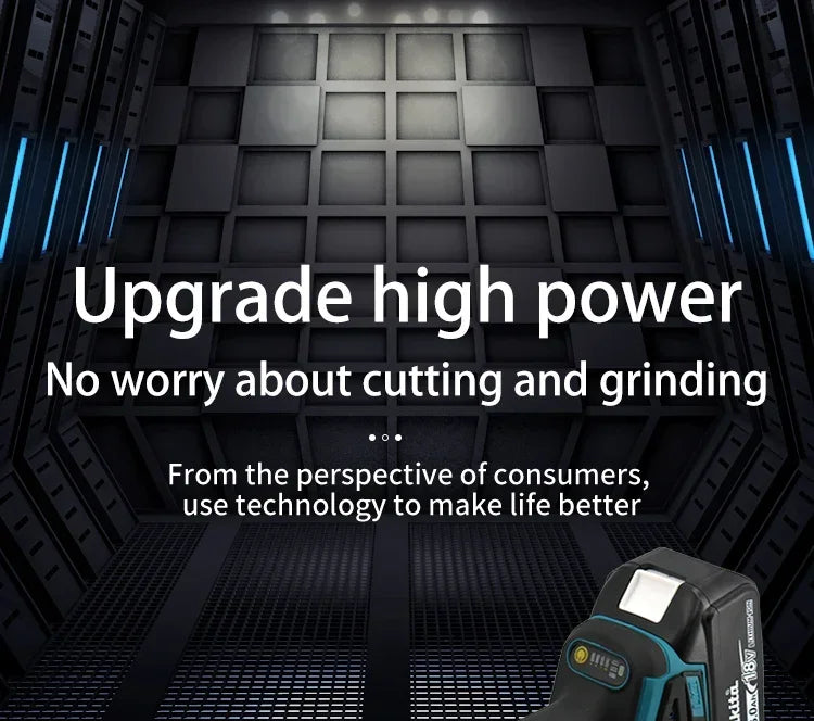 Makita DGA404 125mm Brushless Cordless Angle Grinder Rechargeable Lithium Electric (Tool Only)