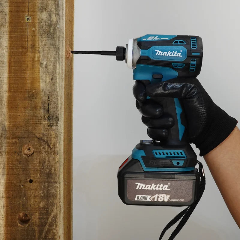 Makita DTD171 Brushless Motor Impact Driver Screwdriver Cordless Rechargeable Drill Power Tool For 18V Battery