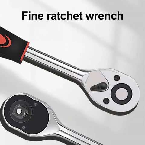 Ratchet Wrench Tool Set 1/4 Metric Socket Wrench Household Manual Repair Tools for Bike Repair