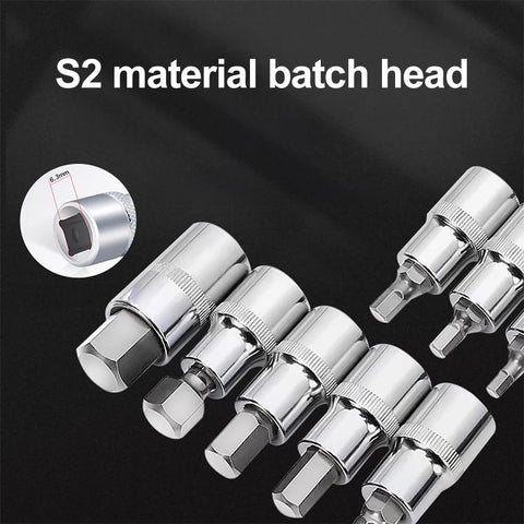 Ratchet Wrench Tool Set 1/4 Metric Socket Wrench Household Manual Repair Tools for Bike Repair