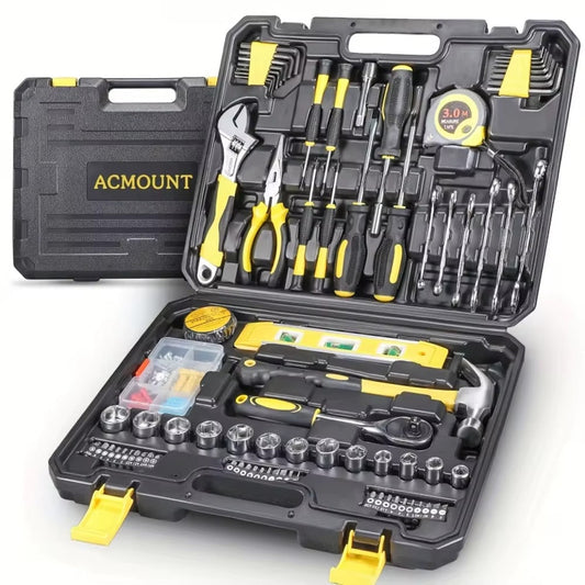 108 Pcs/set Acmount Tool Kit Home Tool Kit DIY Household Tool Sets for Home Repair and Maintenance