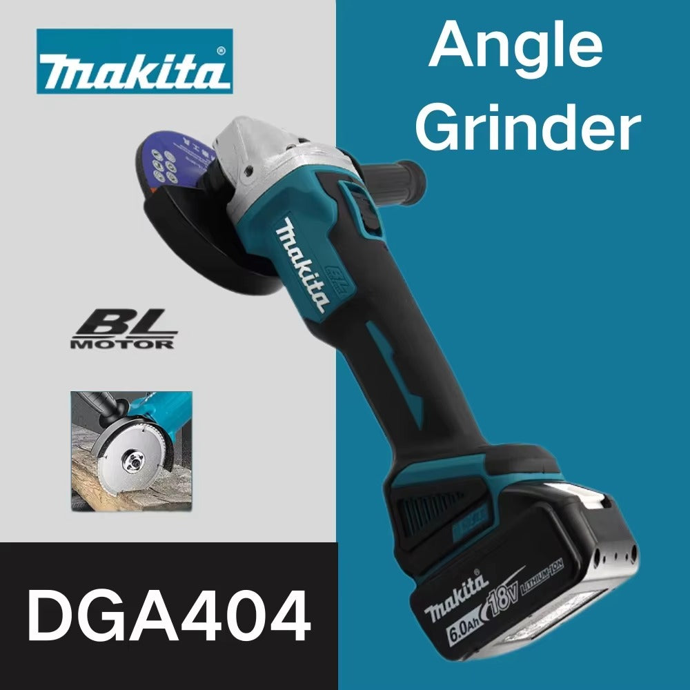 Makita DGA404 125mm Brushless Cordless Angle Grinder Rechargeable Lithium Electric (Tool Only)